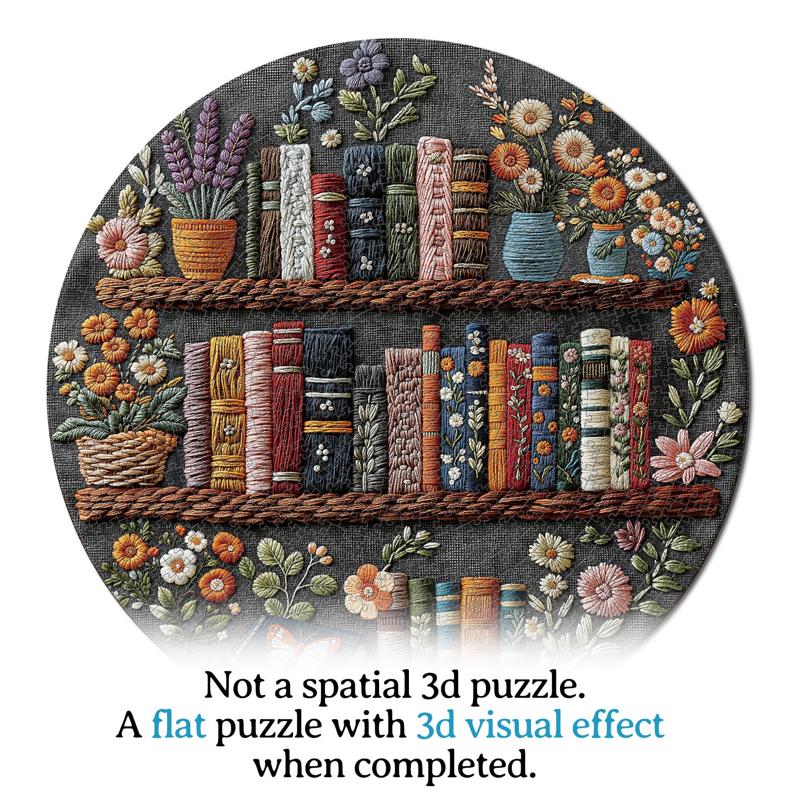 kaayee-floral-bookshelf-1000-teile-puzzle-standard-edition-blumen image 7