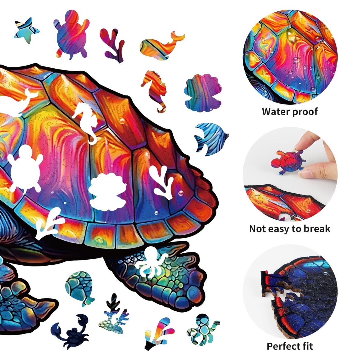 kaayee-leisure-turtle-holzpuzzle-small-pocket-escape image 2