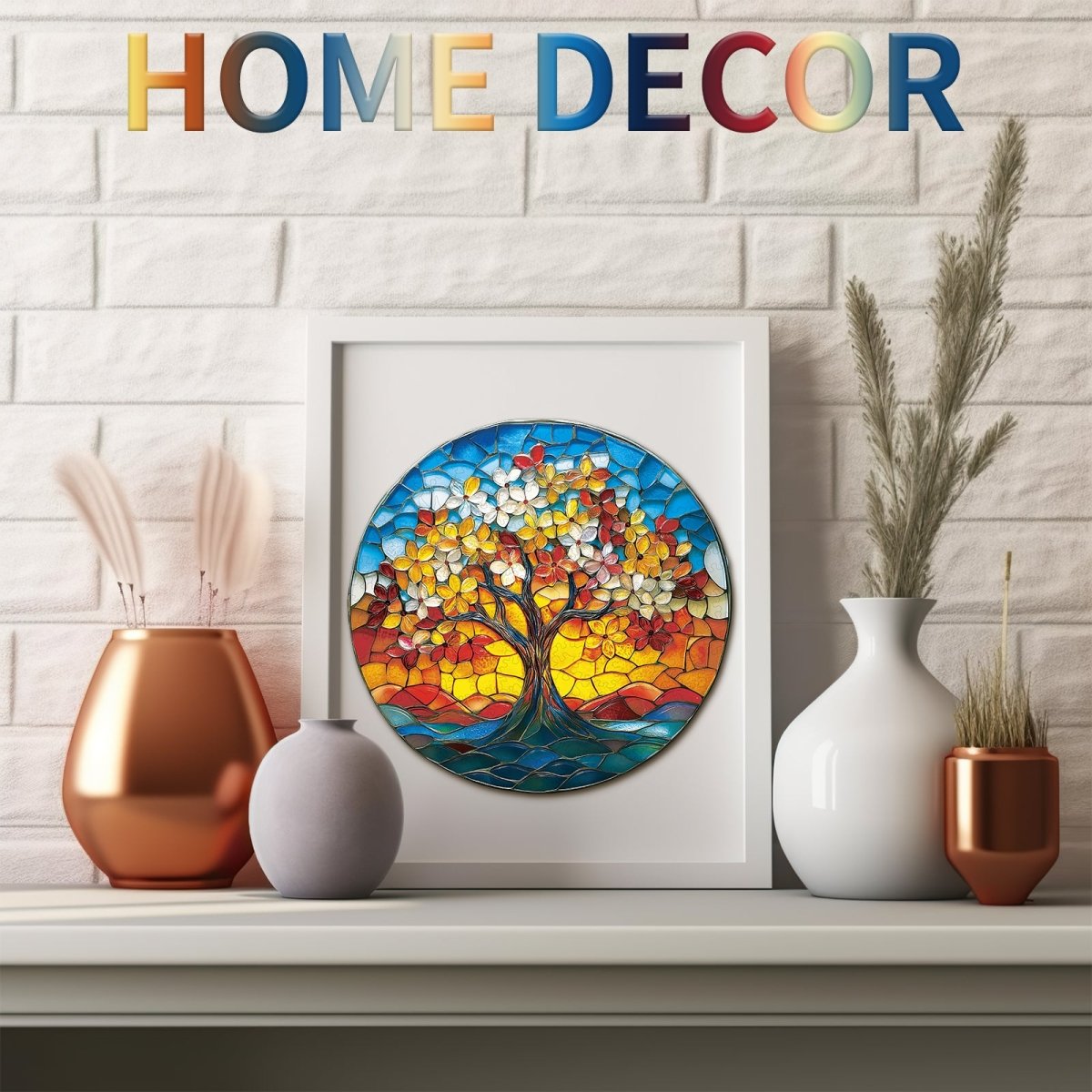 kaayee-wooden-puzzle-colorful-glass-tree-holzpuzzle-medium-bunt image 6