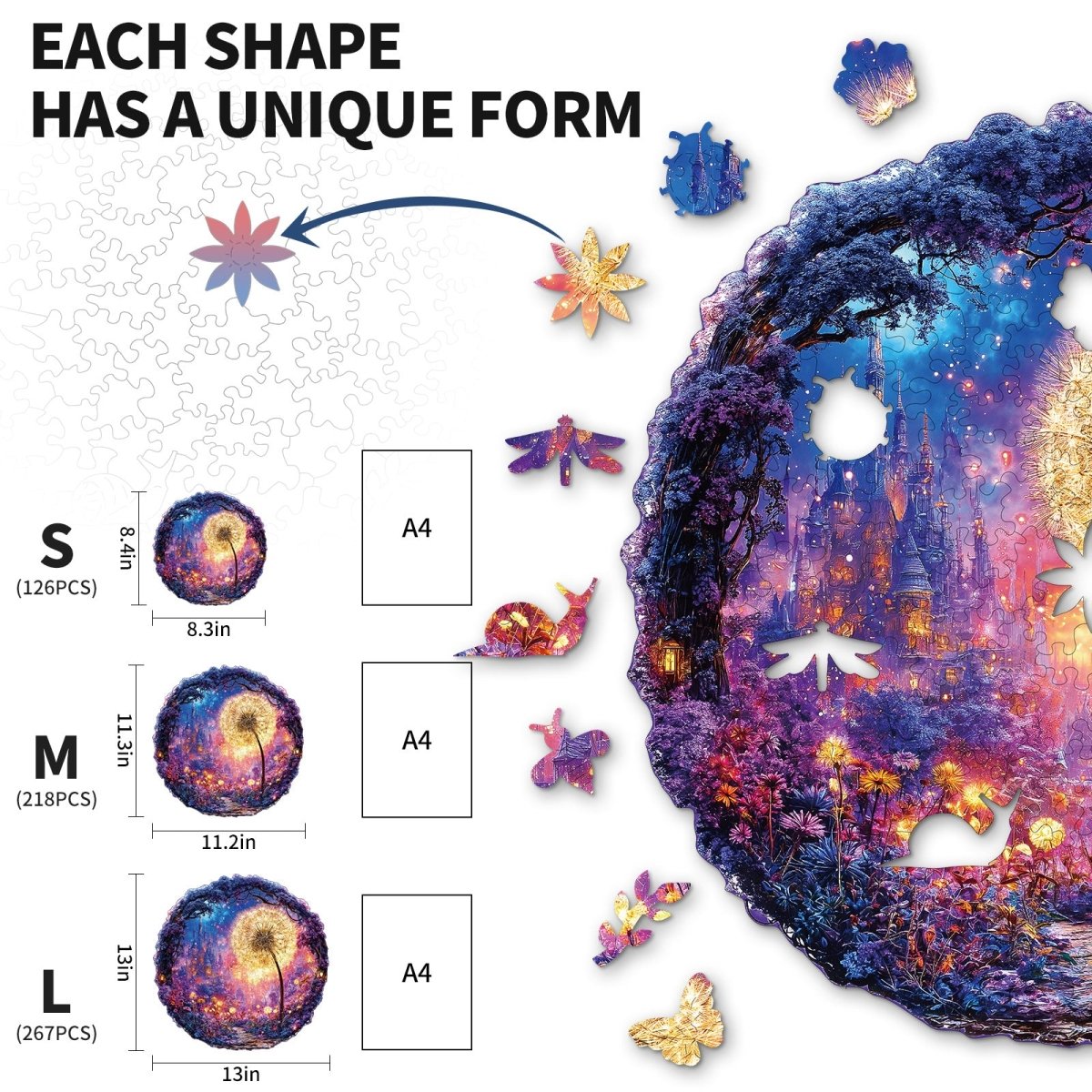 kaayee-wooden-puzzle-starlight-plants-holzpuzzle-small-pusteblume image 5