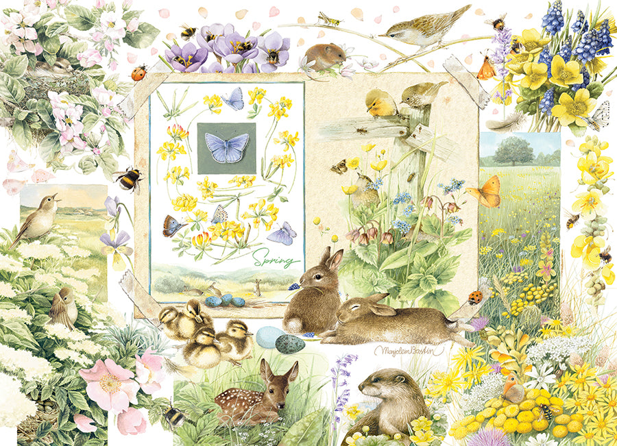 cobble-hill-nature-journal-spring-1000-teile-puzzle-fr-hling image 2