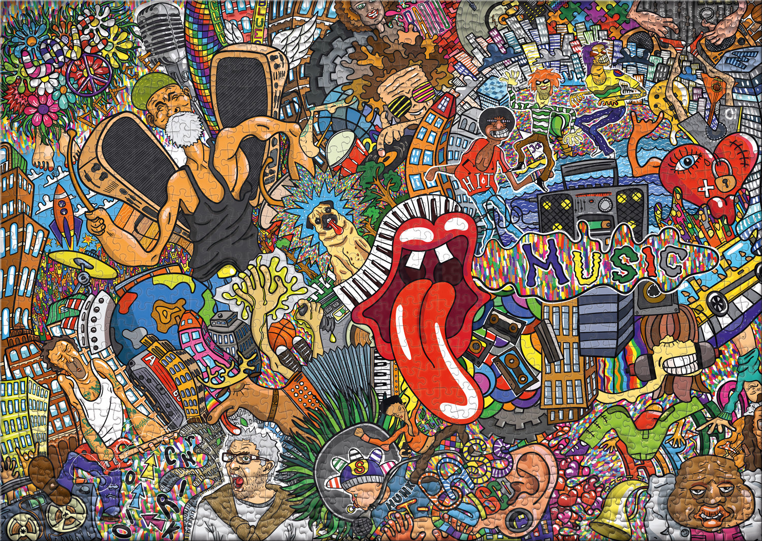 ulmer-puzzleschmiede-1000-teile-graffiti-puzzle-streetart-musik image 2