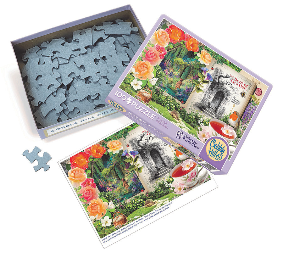 cobble-hill-100-piece-secret-garden-100-teile-puzzle-garten image 3