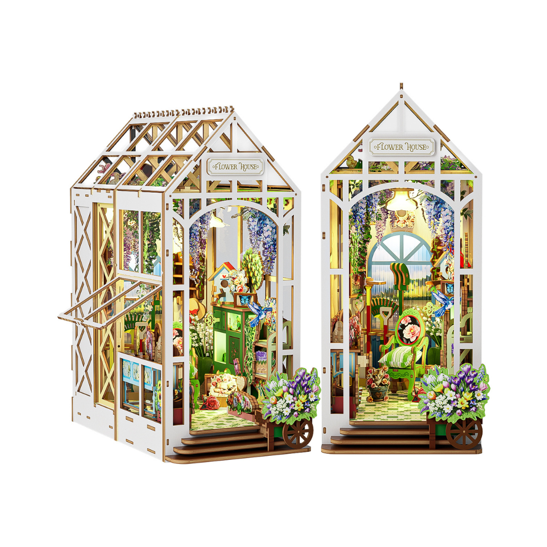 kaayee-book-nook-kit-flower-house-booknook-gew-chshaus-led image 1