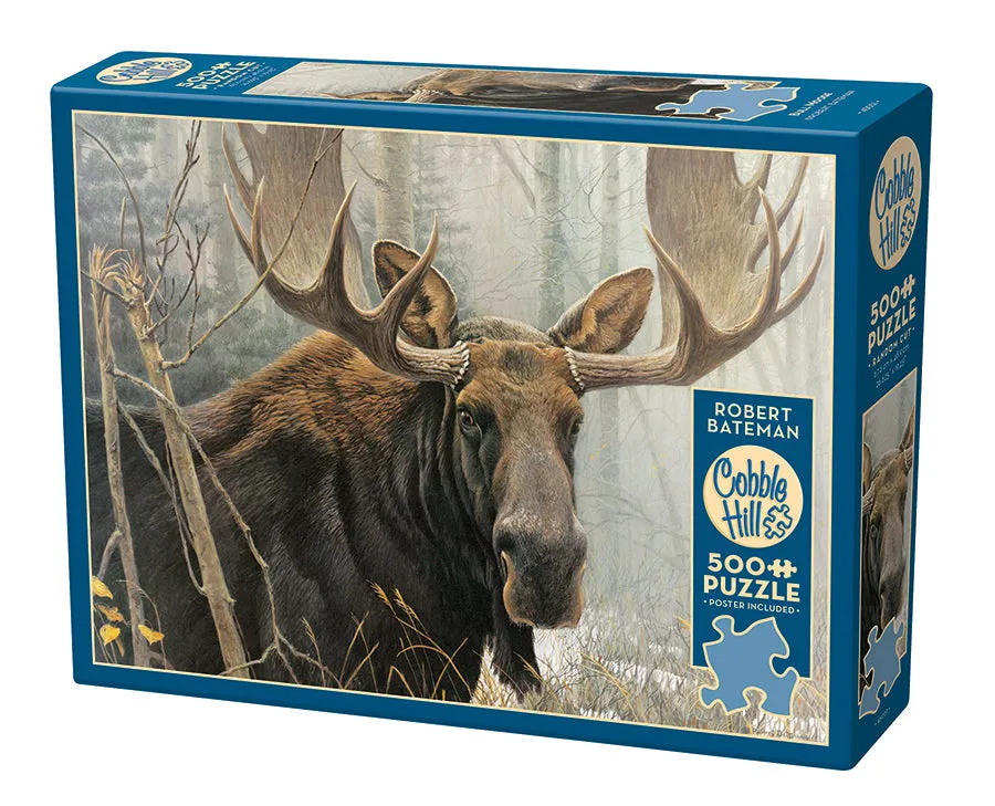 cobble-hill-500-piece-bull-moose-puzzle-500-teile-elch image 1