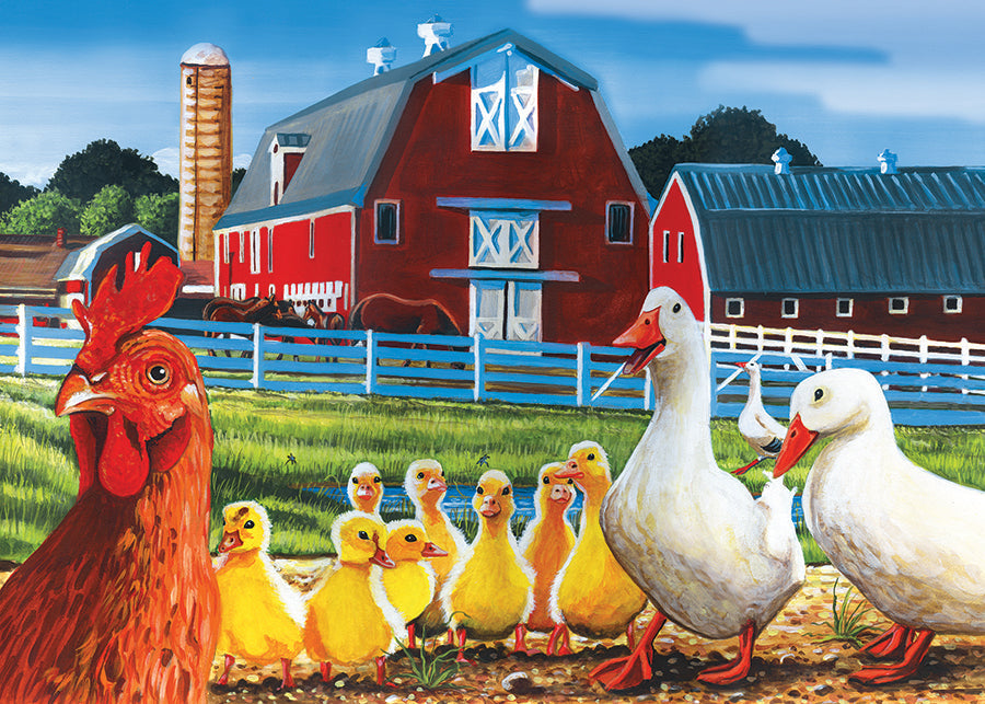cobble-hill-tray-puzzles-dwight-s-ducks-puzzle-35-teile-bauernhof image 3