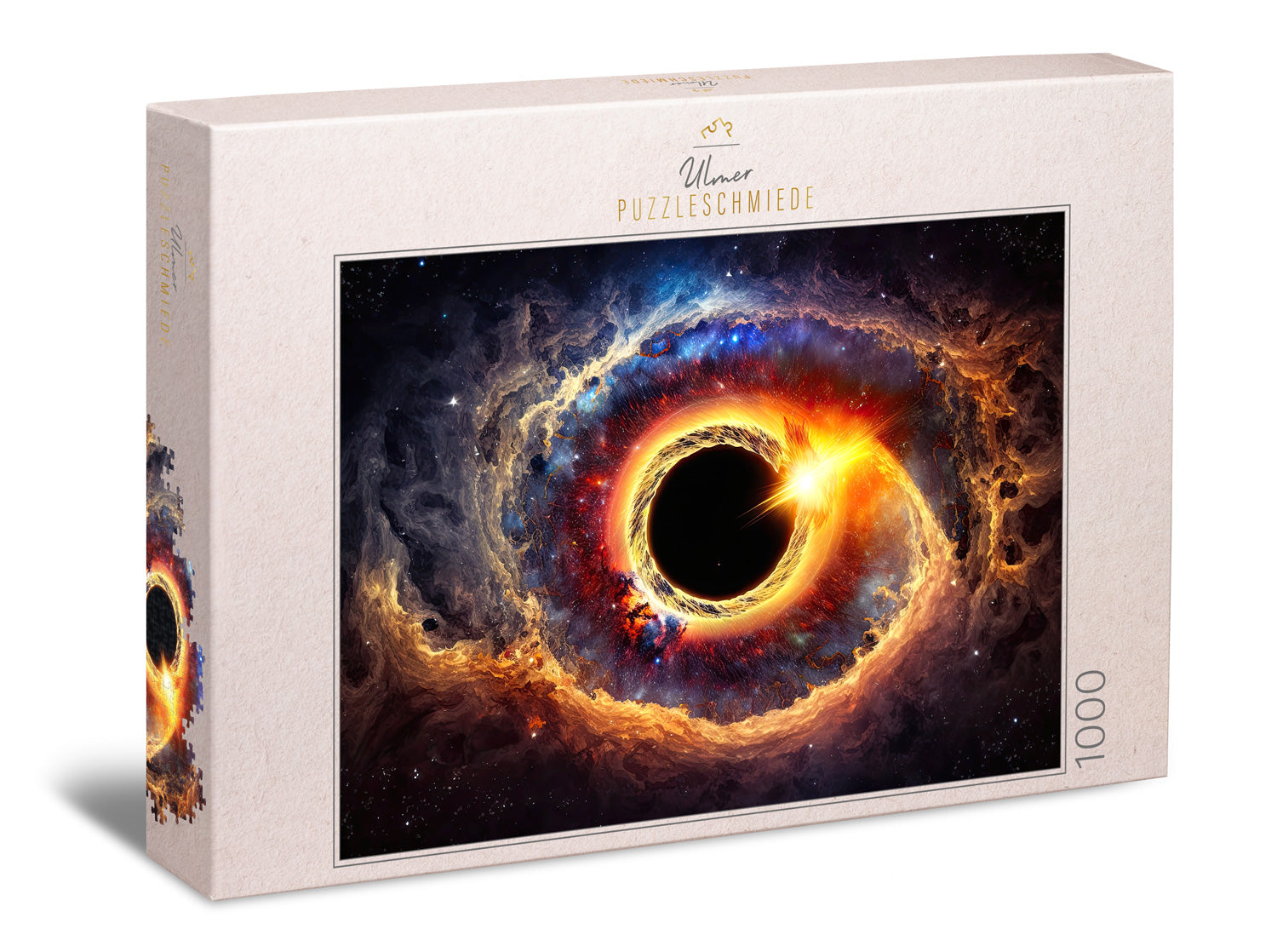ulmer-puzzleschmiede-black-hole-puzzle-1000-teile-weltall-schwer image 1