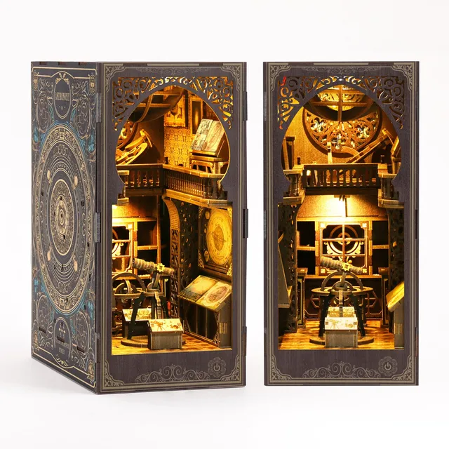 kaayee-book-nook-the-planetarium-bastelset-miniatur-mit-licht image 1