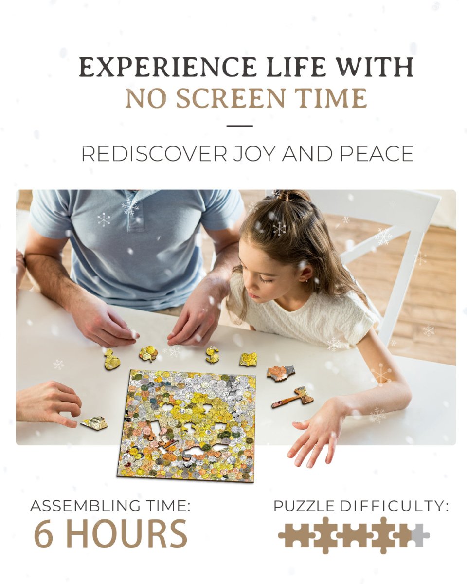 kaayee-coin-art-holzpuzzle-medium-m-nzen image 5