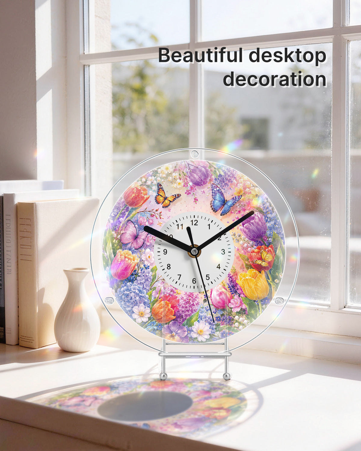 kaayee-clock-kit-tulips-of-spring-puzzle-uhr-acryl-regular image 5