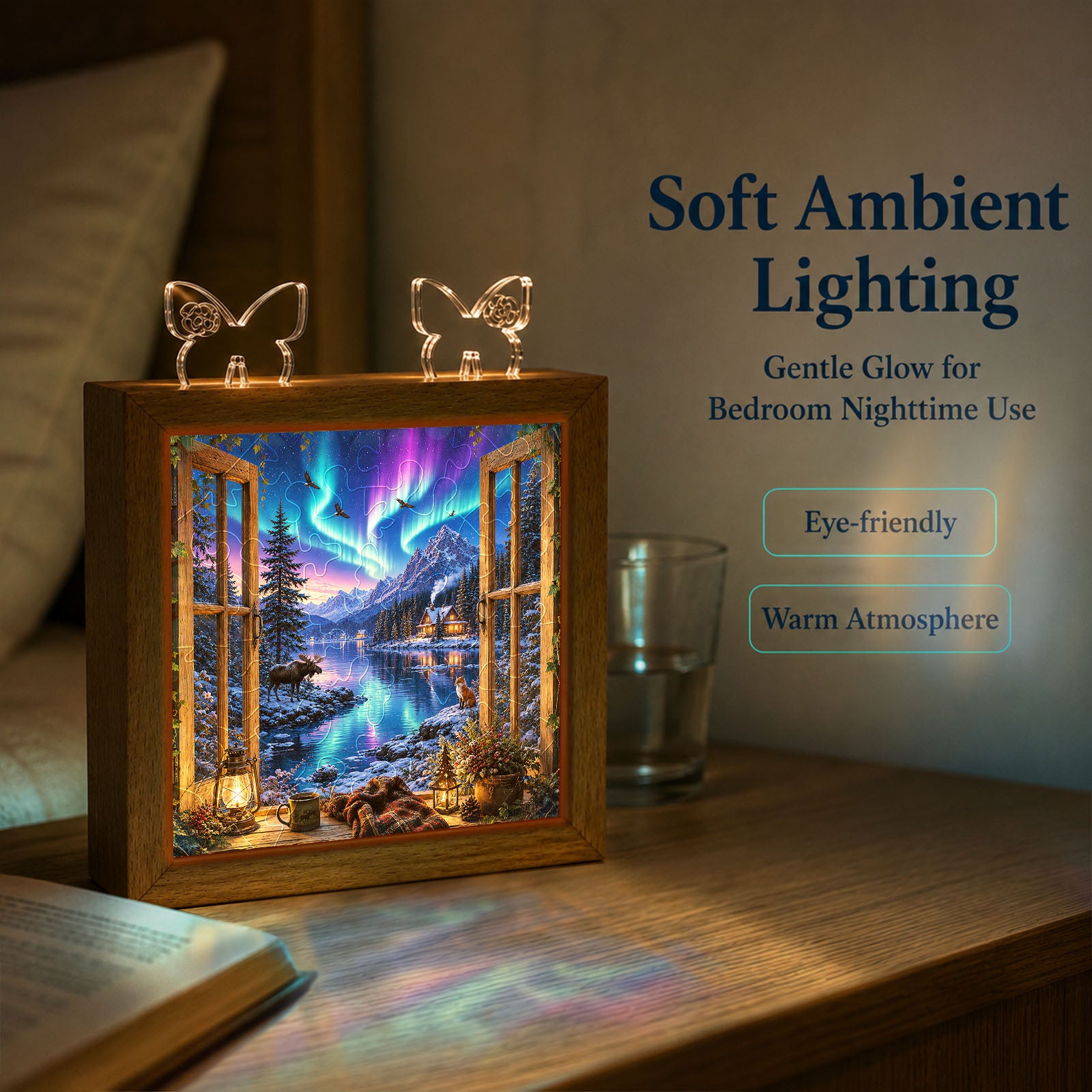 kaayee-aurora-vista-acryl-puzzle-nachtlicht-holzrahmen-polarlicht image 5