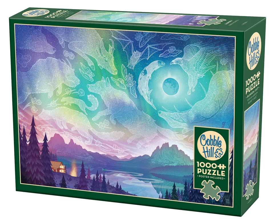 cobble-hill-1000-aurora-puzzle-1000-teile-nachthimmel image 1