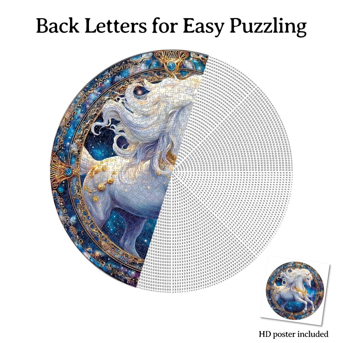 kaayee-cardboard-puzzle-cosmic-horse-1000-teile-standard image 8