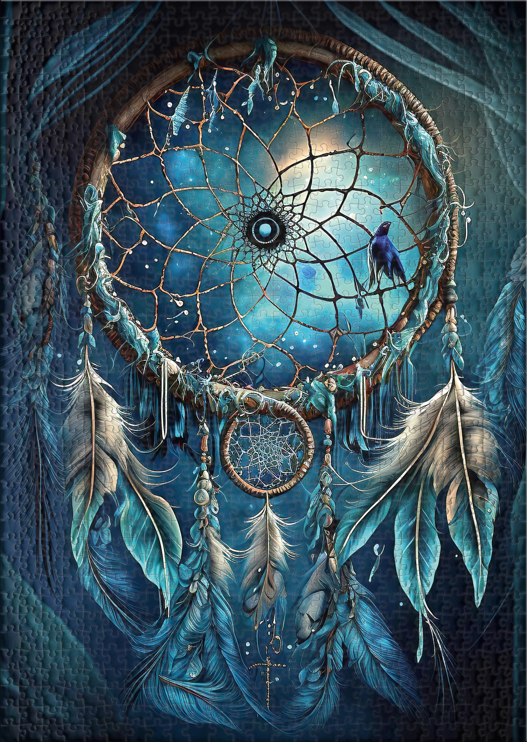 ulmer-puzzleschmiede-puzzle-1000-teile-indian-dreamcatcher-puzzle image 2