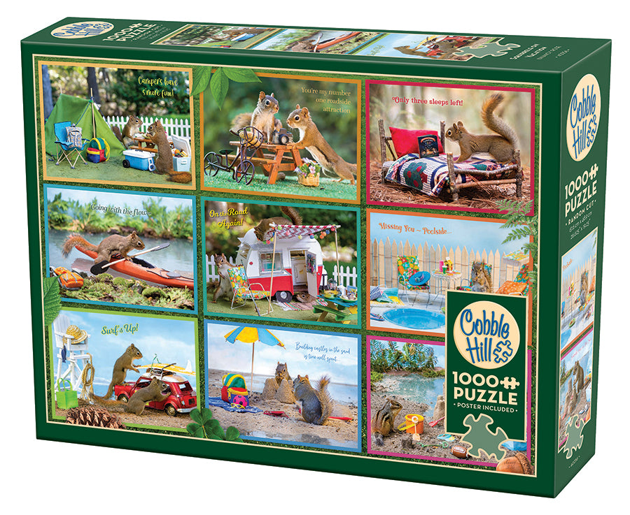 cobble-hill-1000-piece-squirrels-on-vacation-puzzle-eichh-rnchen image 1