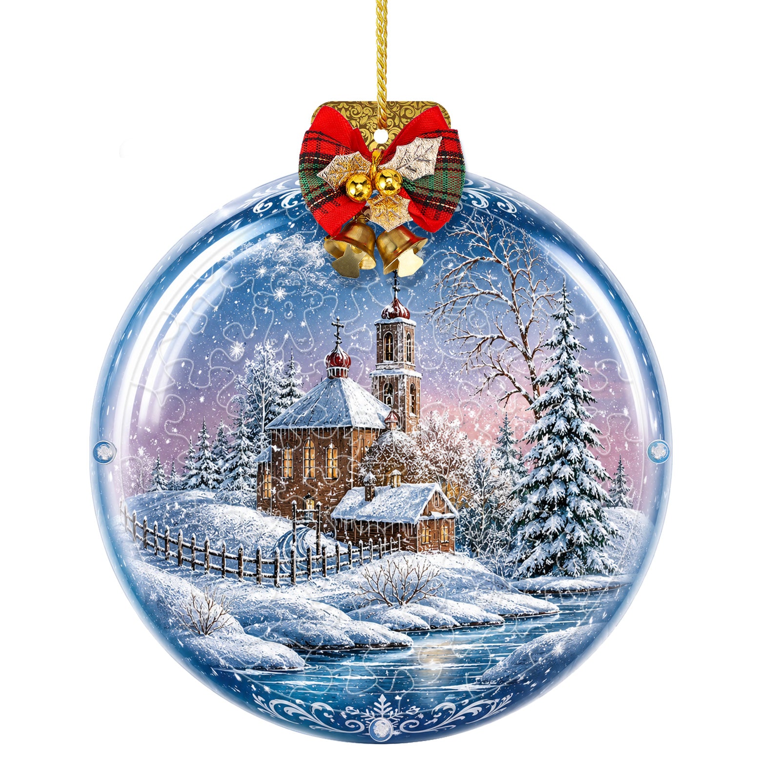 kaayee-suncatcher-puzzle-christmas-chapel-fensterbild-15-cm image 1