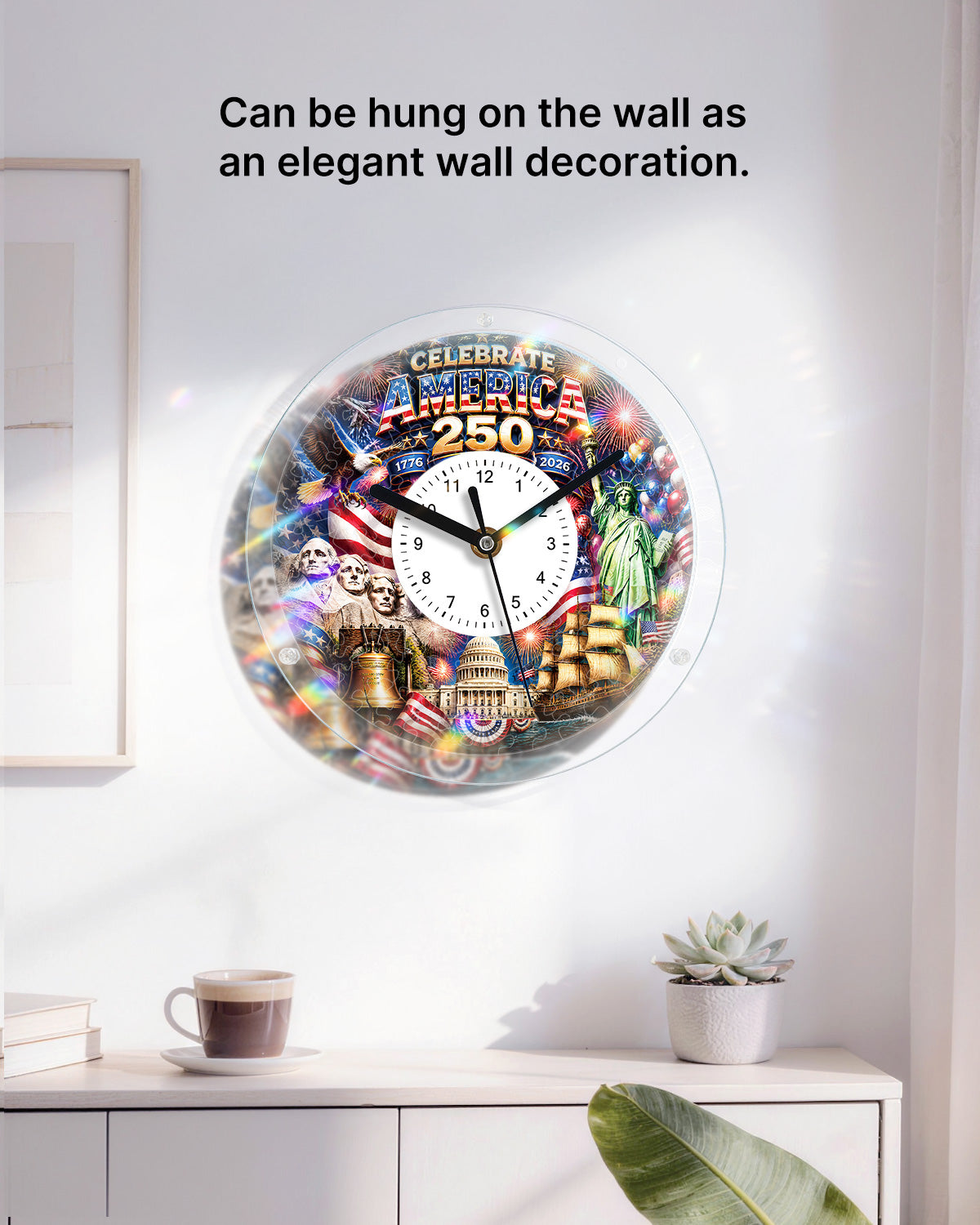 kaayee-clock-kit-celebrate-america-250-acryl-puzzle-uhr-regular-plus image 4