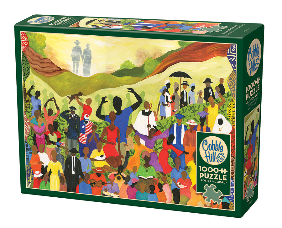 cobble-hill-1000-piece-family-reunion-1000-teile-puzzle-kunst image 1