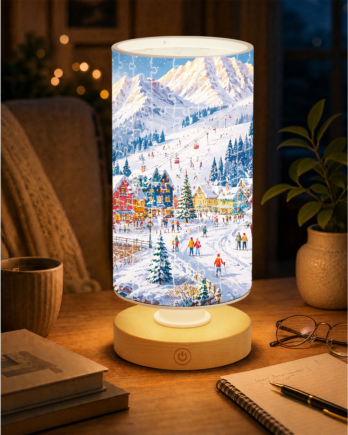kaayee-night-light-snowy-alpine-village-nachtlicht image 3
