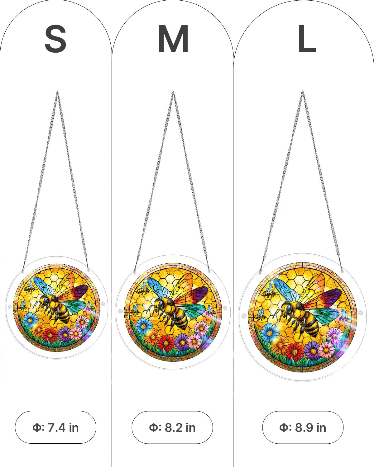 kaayee-suncatcher-puzzle-sunshine-bee-fensterbild-biene-acryl image 5