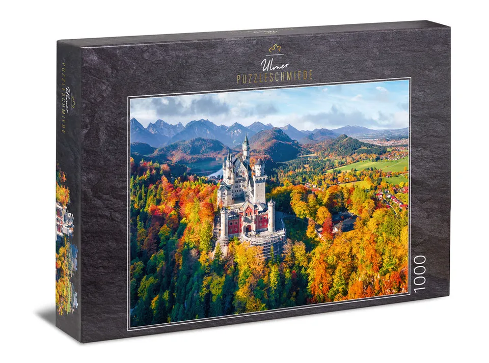 ulmer-puzzleschmiede-puzzle-1000-teile-royal-dreams-neuschwanstein image 1