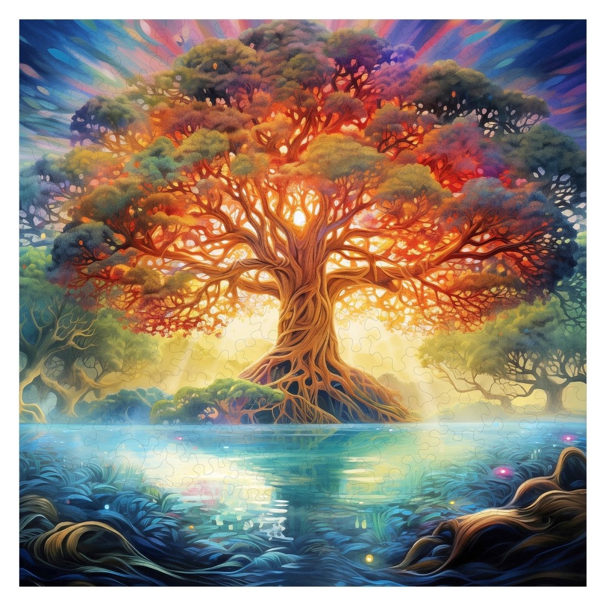 kaayee-twilight-divine-tree-holzpuzzle-mittel-baum-motiv image 1
