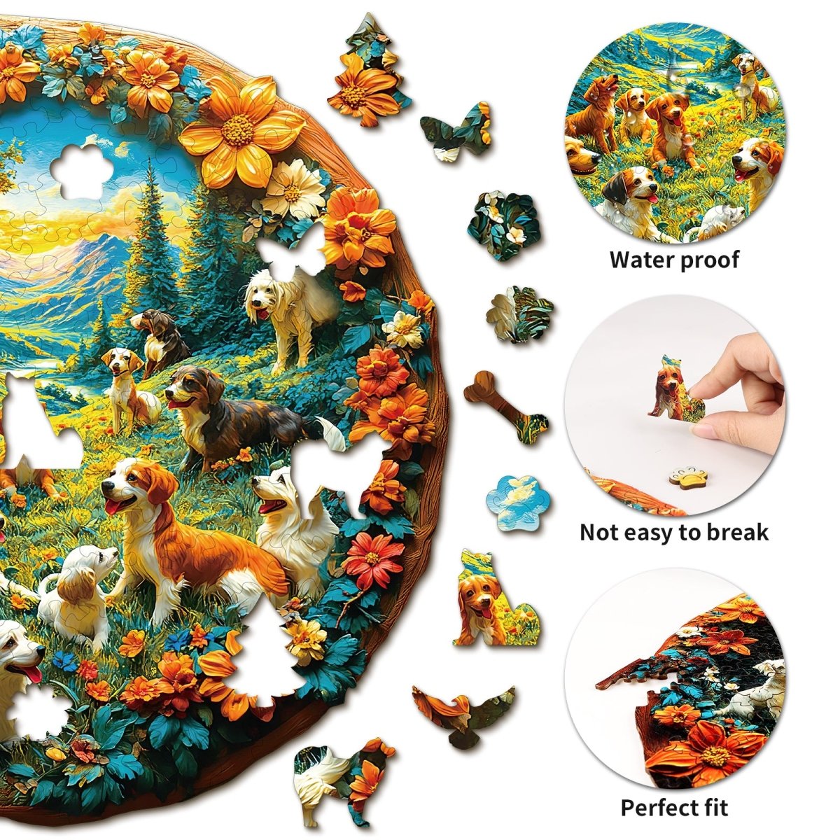 kaayee-wooden-puzzle-doggy-paradise-holzpuzzle-medium image 2