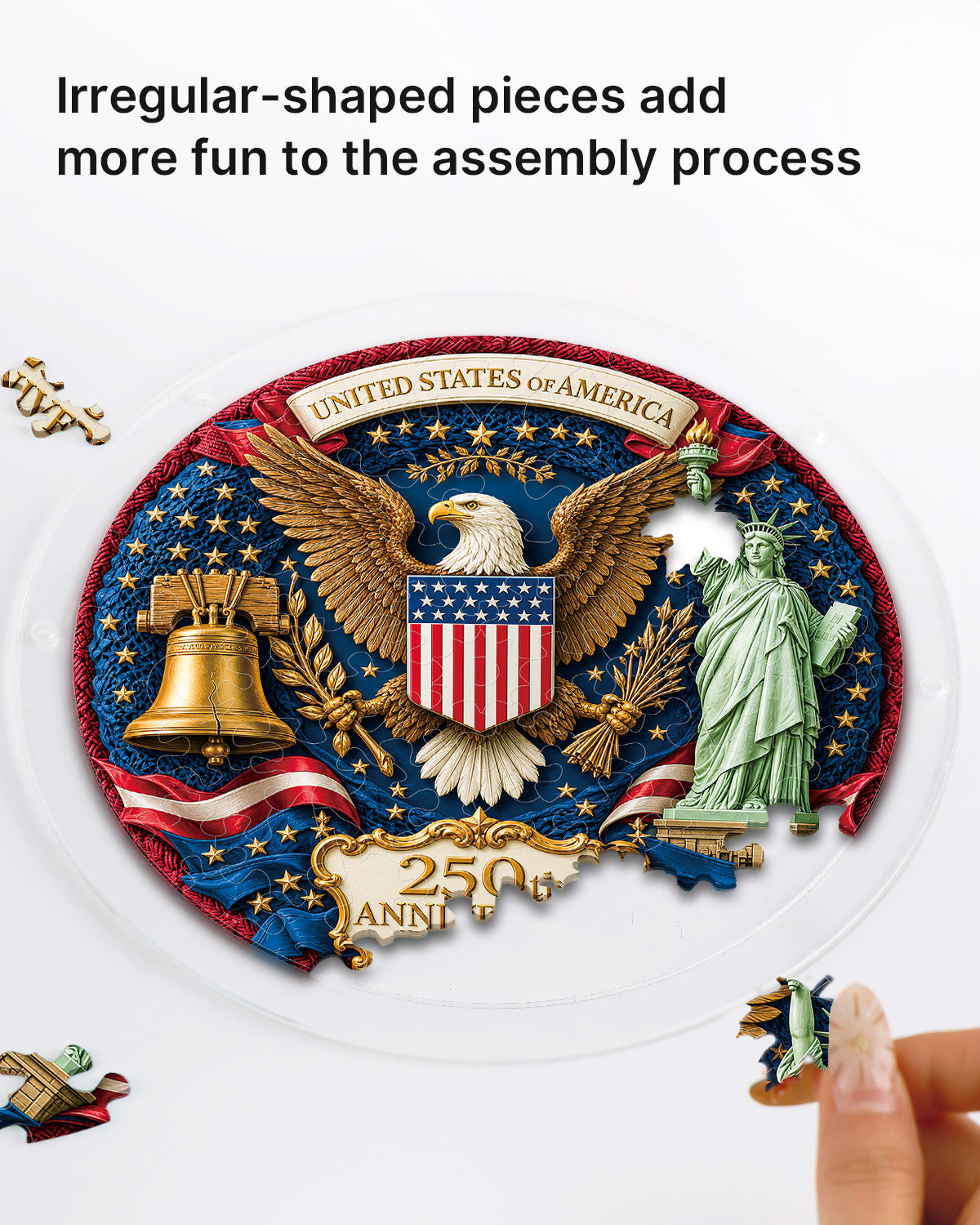 kaayee-suncatcher-puzzle-glory-of-america-fensterbild-20-8-cm image 2