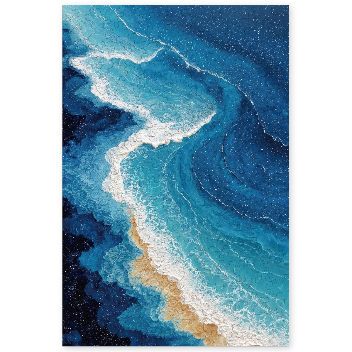 kaayee-ocean-waves-holzpuzzle-welle-medium image 1