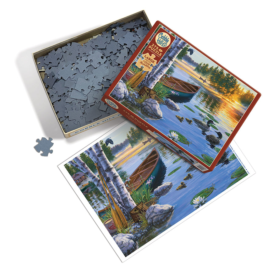 cobble-hill-easy-handling-275-morning-on-the-lake-puzzle-275-teile image 3