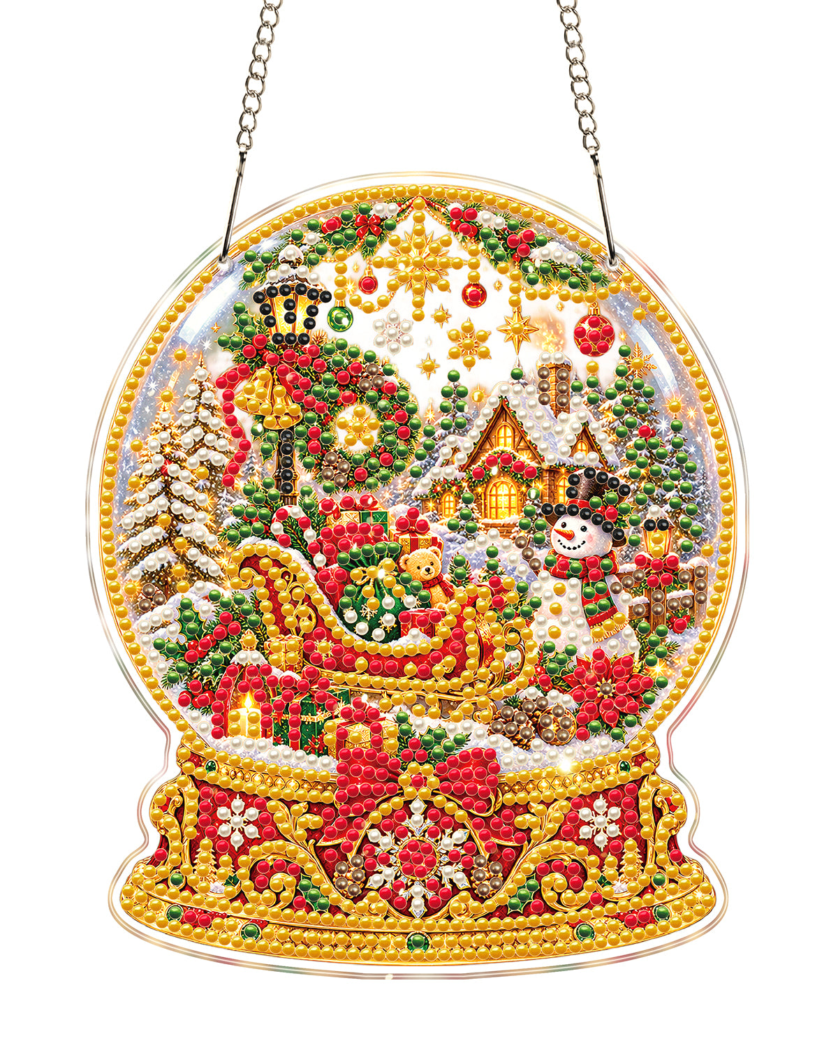 kaayee-suncatcher-puzzle-christmas-crystal-ball-20-cm-diy-kit image 1