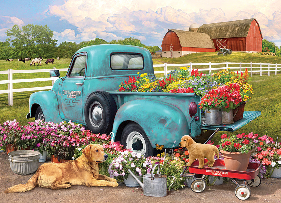 cobble-hill-flower-truck-1000-teile-puzzle-blumen image 2