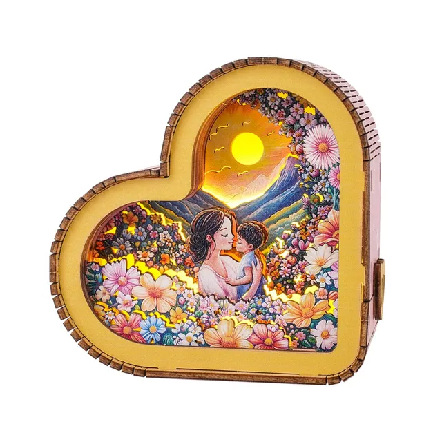 kaayee-night-light-moment-of-mother-love-nachtlicht-holzbausatz image 1