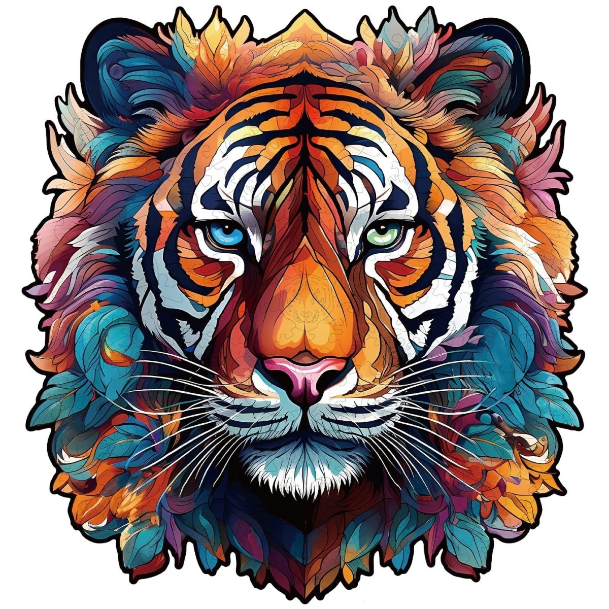 kaayee-tough-tiger-holzpuzzle-medium-tigermotiv image 1