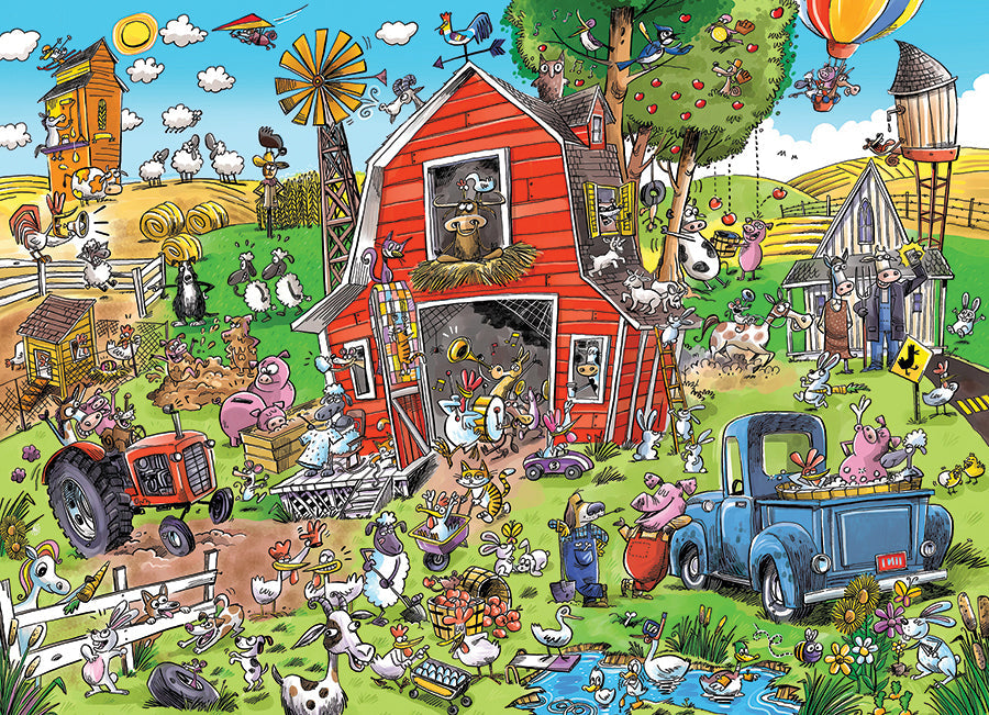 cobble-hill-family-pieces-350-farmyard-folly-puzzle-350-teile image 2