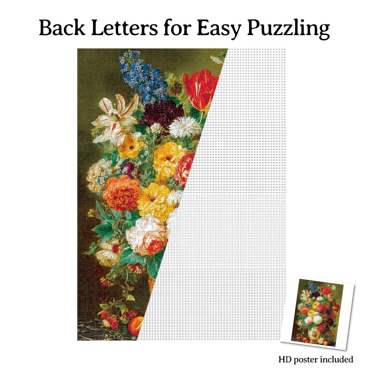 kaayee-floral-art-puzzle-1000-teile-blumen-eco-white-board image 8