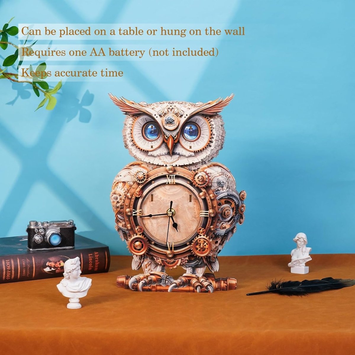 kaayee-clock-kit-eule-holz-uhrenbausatz-mechanisch image 6