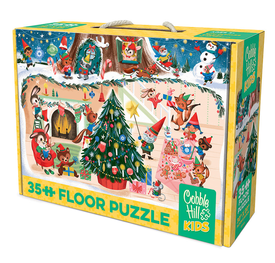 cobble-hill-floor-christmas-cheer-bodenpuzzle-35-teile-weihnachten image 5