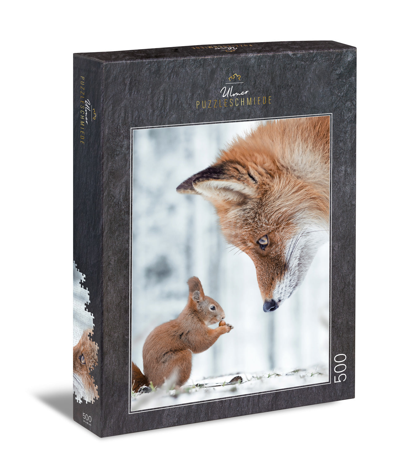 ulmer-puzzleschmiede-fleissig-schlau-puzzle-500-teile-winter-tiere image 1