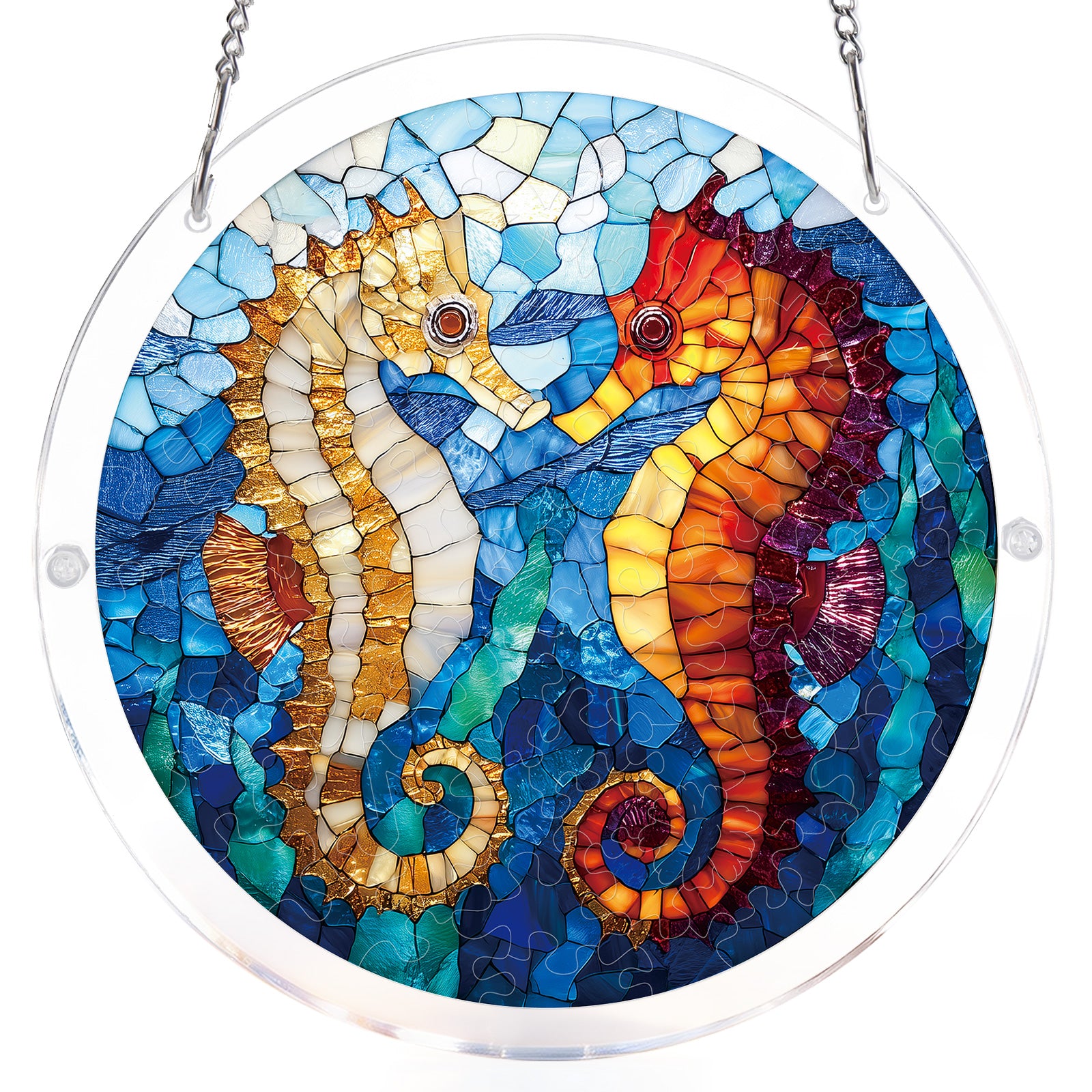 kaayee-suncatcher-puzzle-dreamy-seahorses-fensterbild-acryl image 7