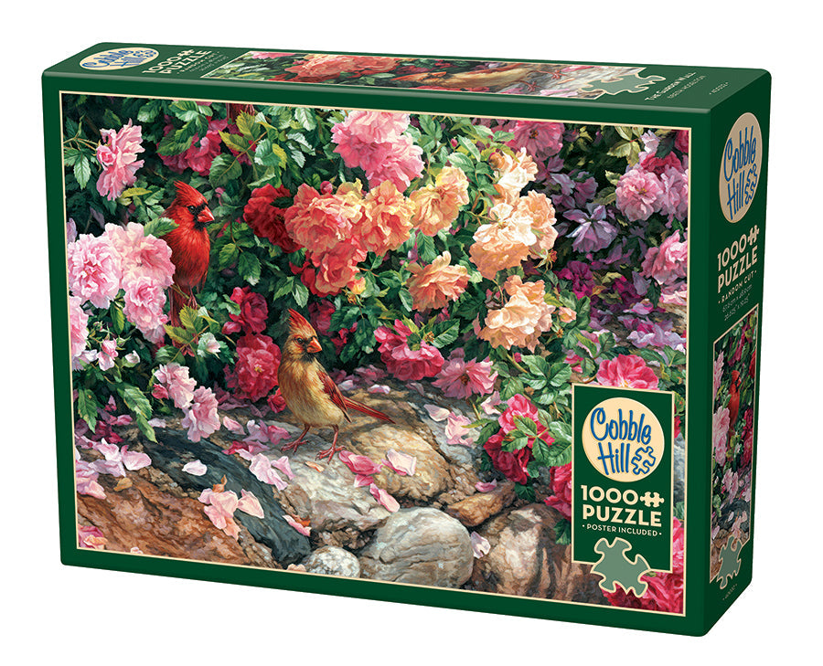 cobble-hill-1000-piece-the-garden-wall-puzzle-1000-teile-garten image 1
