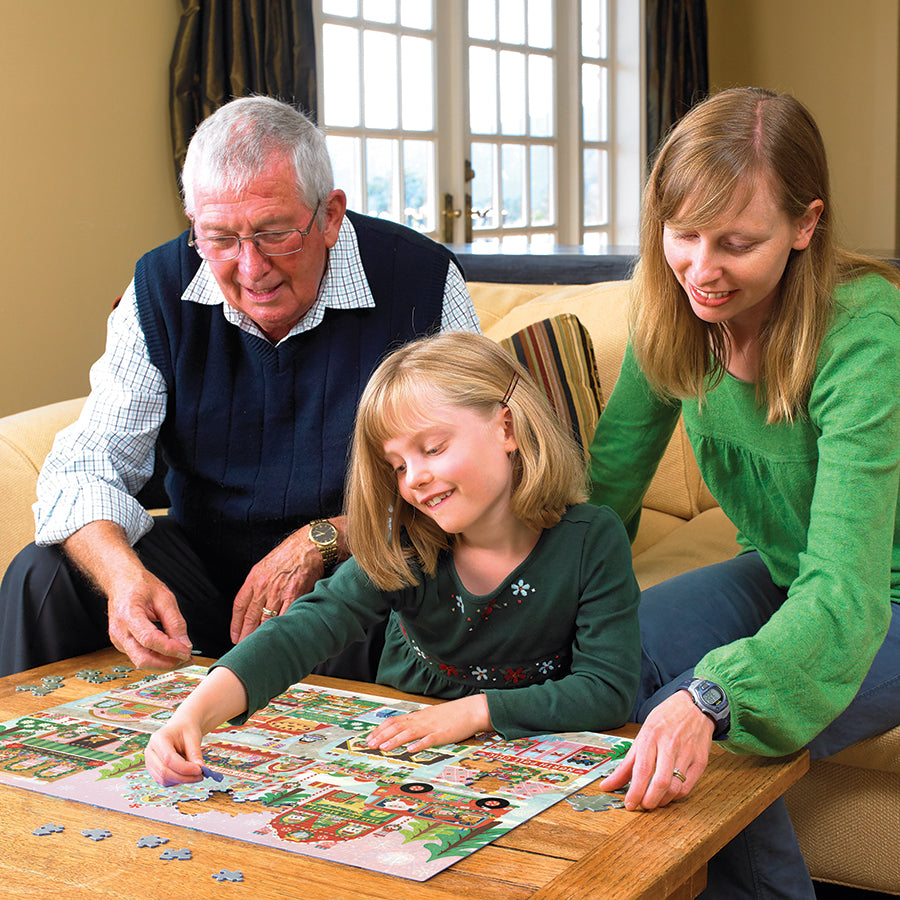 cobble-hill-family-pieces-350-tinsel-town-puzzle-weihnacht image 4