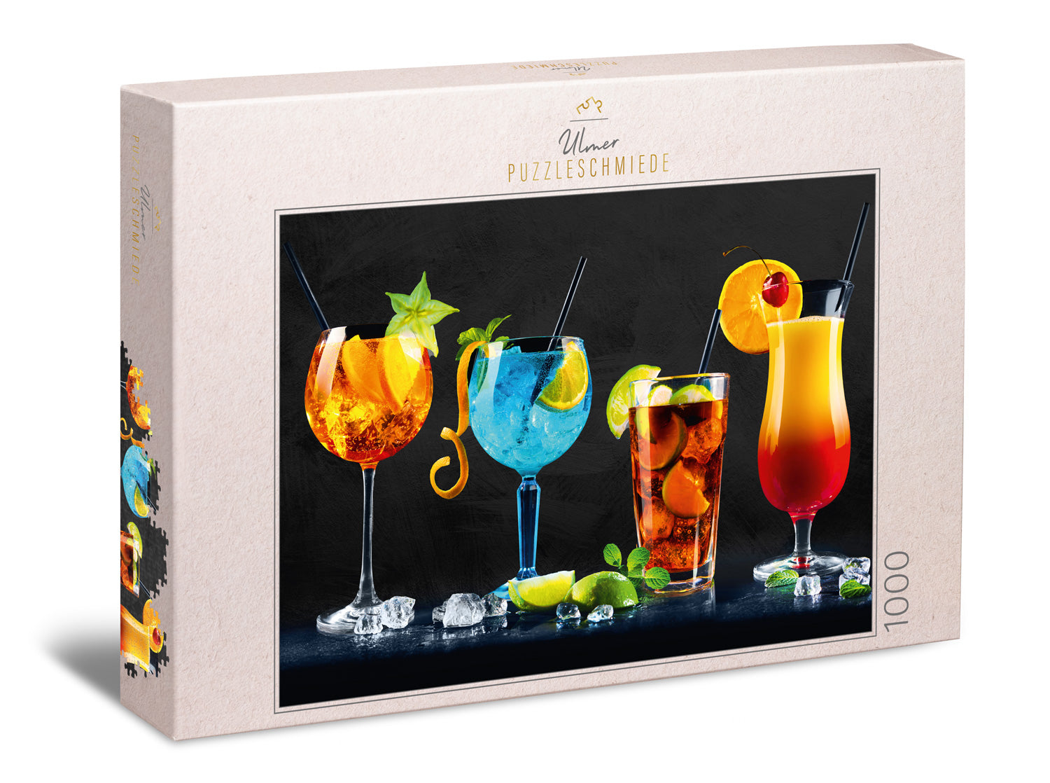 ulmer-puzzleschmiede-puzzle-1000-teile-cocktails-food-bunt image 1