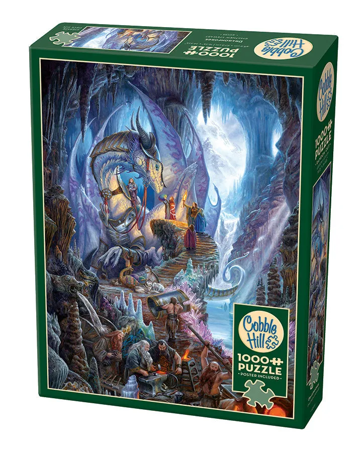 cobble-hill-1000-piece-puzzle-dragonforge-1000-teile-fantasy image 1