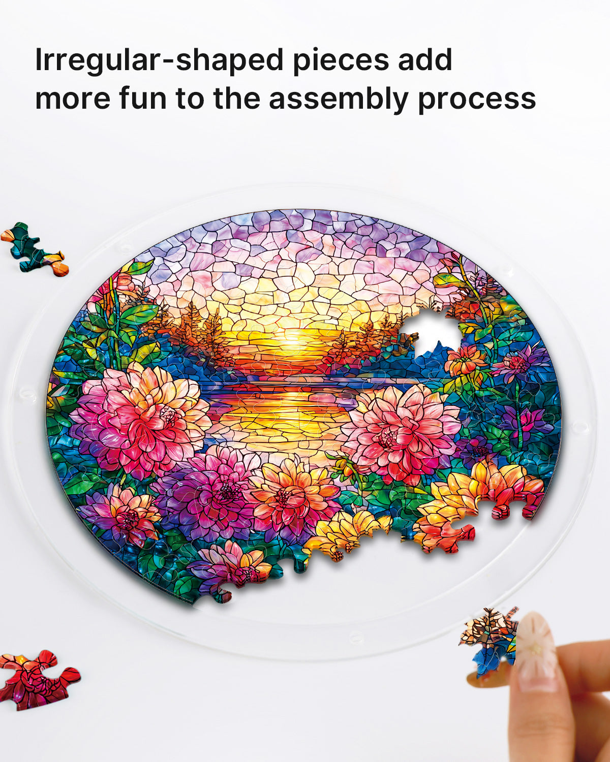kaayee-suncatcher-puzzle-floral-sunset-haven-acrylpuzzle-small image 2