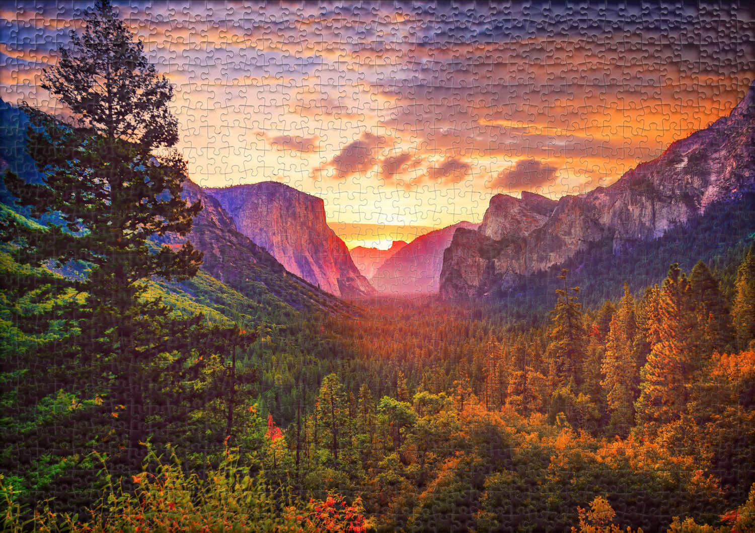 ulmer-puzzleschmiede-puzzle-1000-teile-good-morning-yosemite-usa image 2