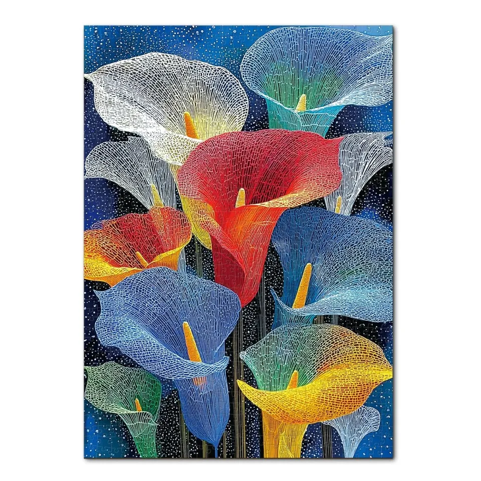 kaayee-cardboard-puzzle-starlit-calla-1000-teile-eco-white-board image 1