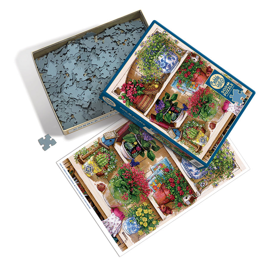 cobble-hill-flower-cupboard-puzzle-500-teile-blumenregal image 3