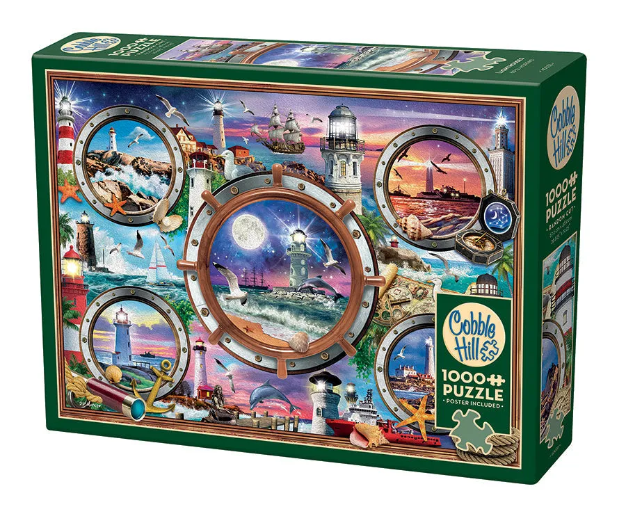 cobble-hill-1000-piece-lighthouses-puzzle-1000-teile-meer image 1