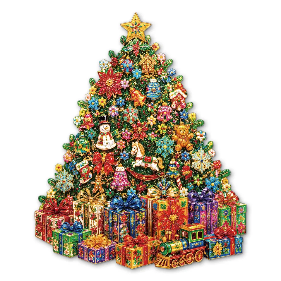 kaayee-wooden-puzzle-christmas-wonderland-holzpuzzle-m-baum image 1